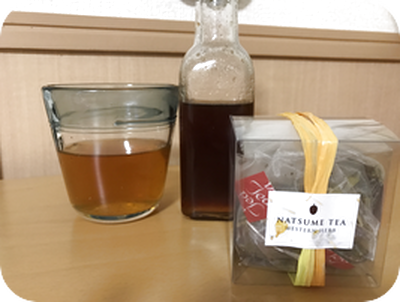 ハーブティーを煮出して作るハーブコーディアル